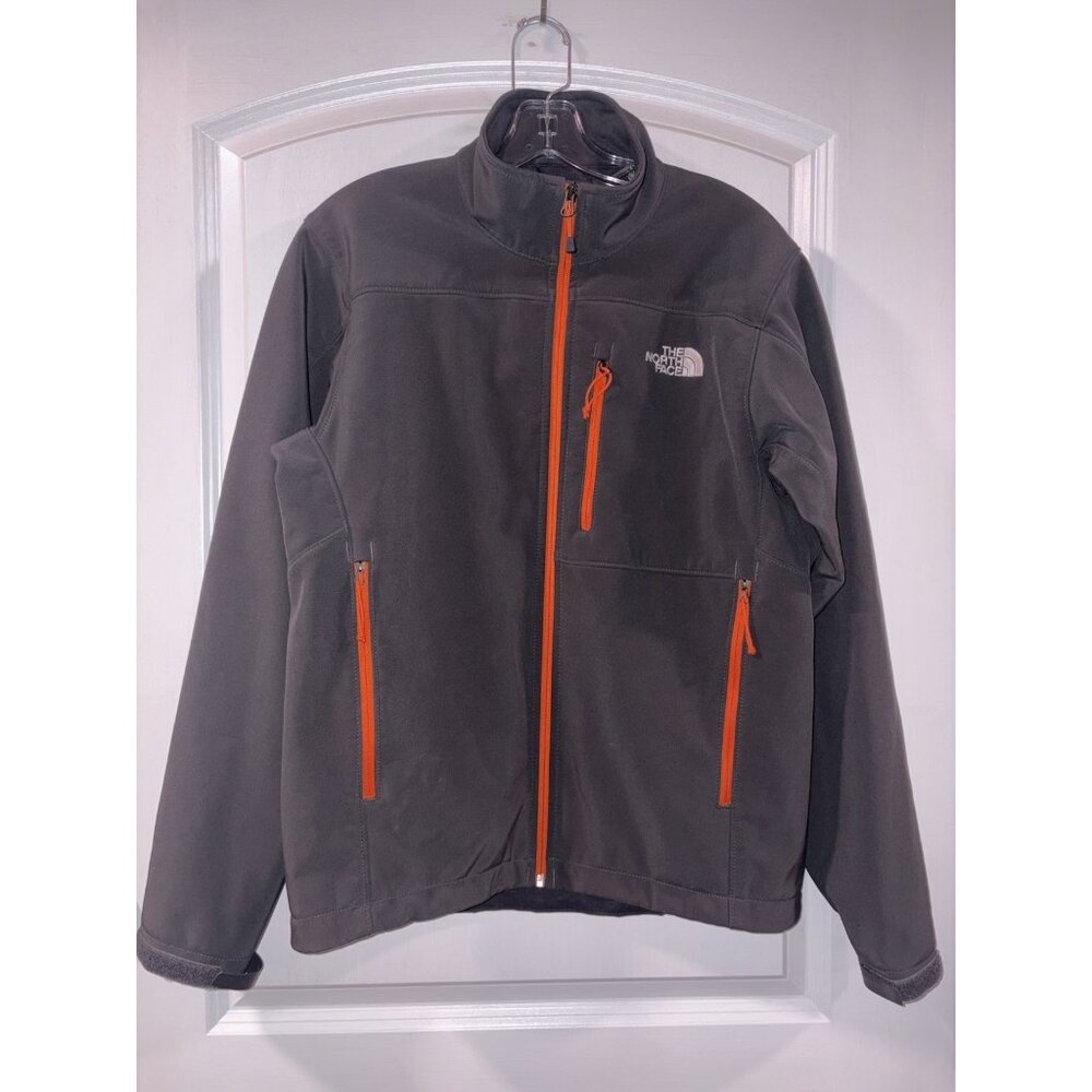North Face Men’s Small Soft Shell Jacket Fast Shipping! SM Gray‎